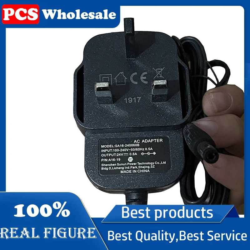 Vacuum cleaner floor sweeper power adapter 24V 0.6A charger SA16-240060B charger