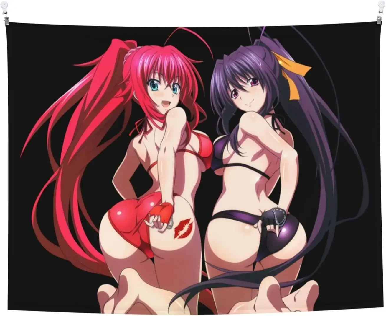 Anime High School DxD Rias Gremory Tapestry Wall Hanging,Anime Tapestry Poster Home Decor for Birthday Living Room