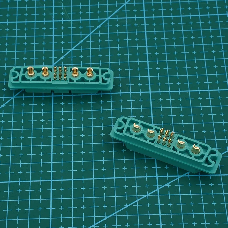 5Pairs 500V 25A JX9+4 9Pin+4Pin Connector Gold-Plated Brass Contacts Quick-Release Plug for VTOL Pro Drone FPV Fixed-Wing Plane