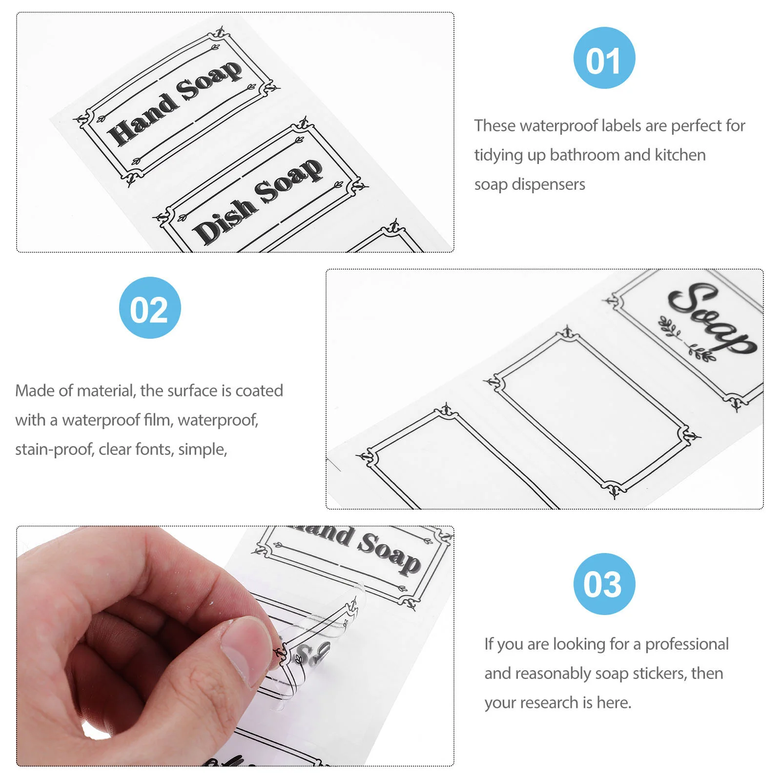 6 шт., флаконы для мыла