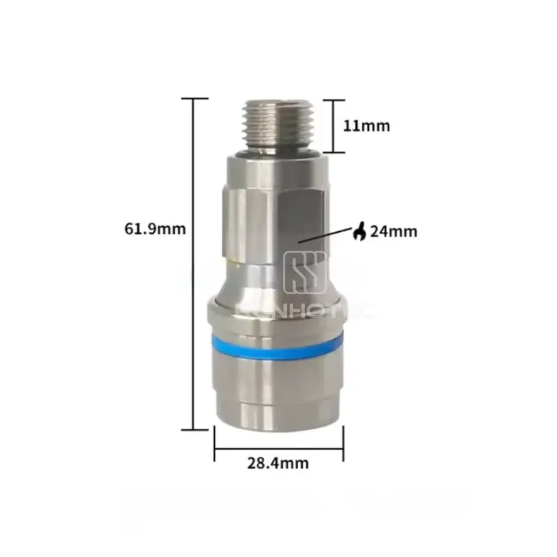 High-Density Liquid Cooling UQD06 UQDB Connector Socket Plug Anti-leakage Blind-mate Joint for Server Blade Module