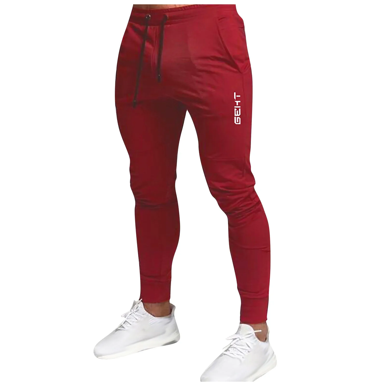 Men’S pants Athletic Workout Jogger Sweatpants For Men With Pocket Drawstring Gym Plus Size Running Exercise Track Trouser