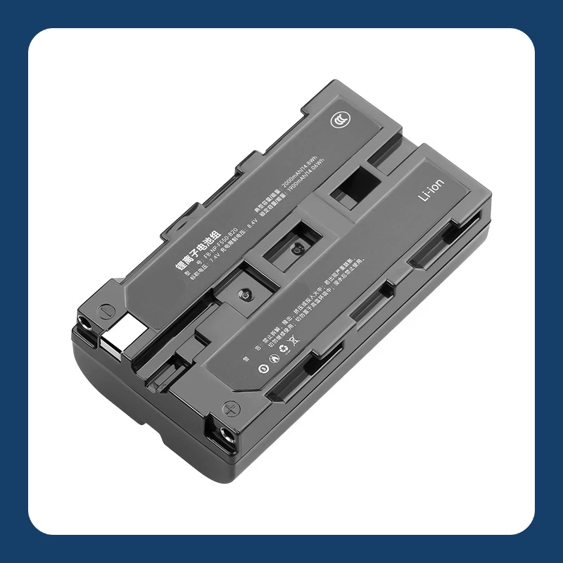 Replacement Battery NP F550 7.4V 2000mAh High Capacity Li ion for Nanlite Aputure LED Light Monitor Wireless Video F570