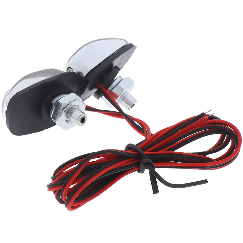 2 Stuks Auto Ruitenwisser Wasmachine Ogen Uitloop Voorruit Water Jet Spray Mondstuk Led Licht