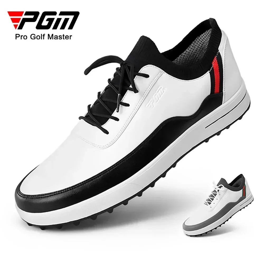 

PGM Golf Shoes Men Waterproof Breathable Golf Shoes Slip Resistant Sports Sneakers Outdoor Brogue Style Golf Trainers XZ184 NEW