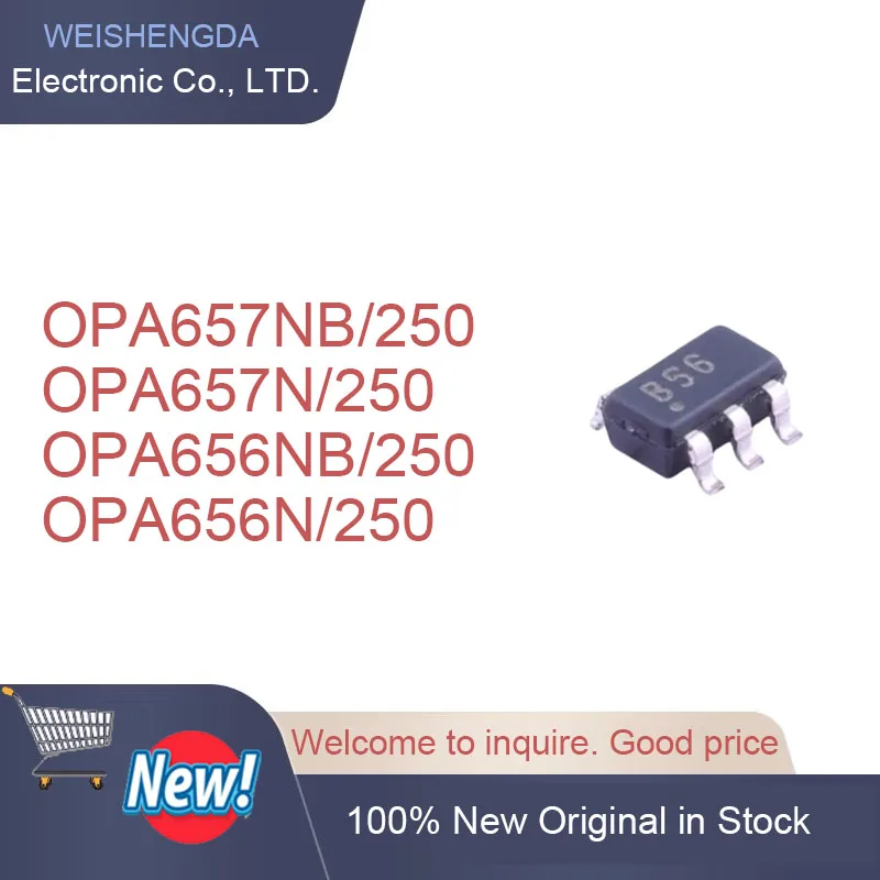 

OPA656N OPA656NB OPA657N OPA657NB SOT23-5 Chip IC New Original