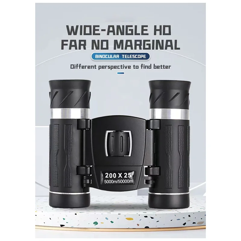 Binoculars HD Binoculars New Product 200X25 Upgraded BAK4 Optical Hunting Outdoor Camping Travel-ELEC