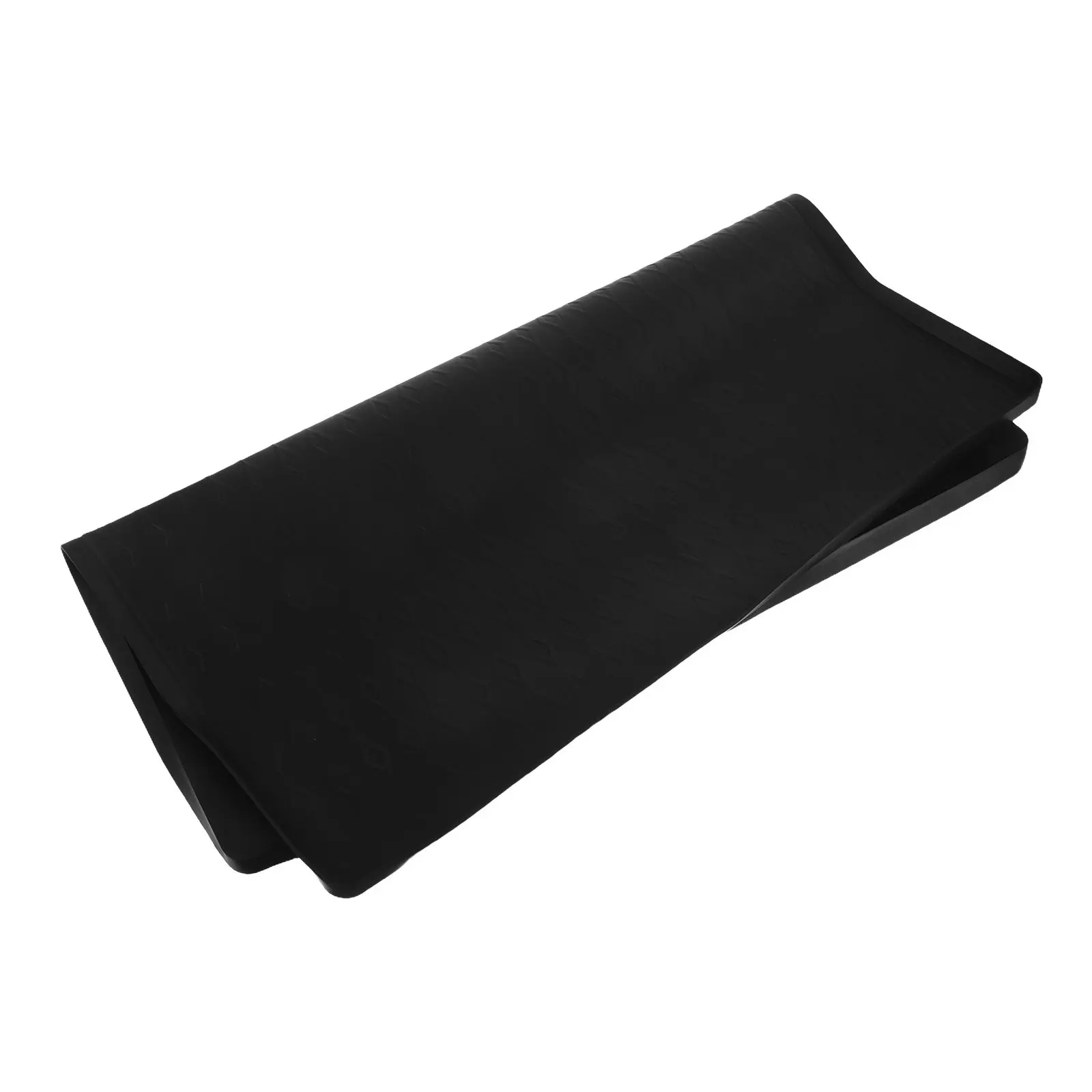 Washing Machine Drain Pan Black Silicone Washer Dryer Protective Mat Elevated Edge Anti-Slip Laundry Floor Protector