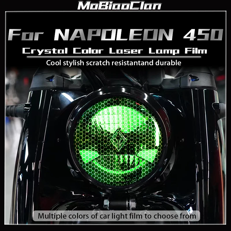 

For Benda Napoleon 450 Modified headlight and taillights honeycomb laser protective film decorative modification accessories