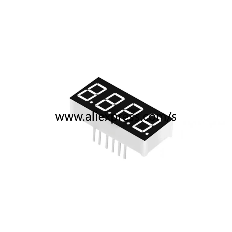 5PCS 0.28/0.36/0.4/0.56 inch 0.36inch 7 Segment 1/2/3/4 bit Red Digital Tube Common Cathode/Anode LED Digit Display 1bit/2bit