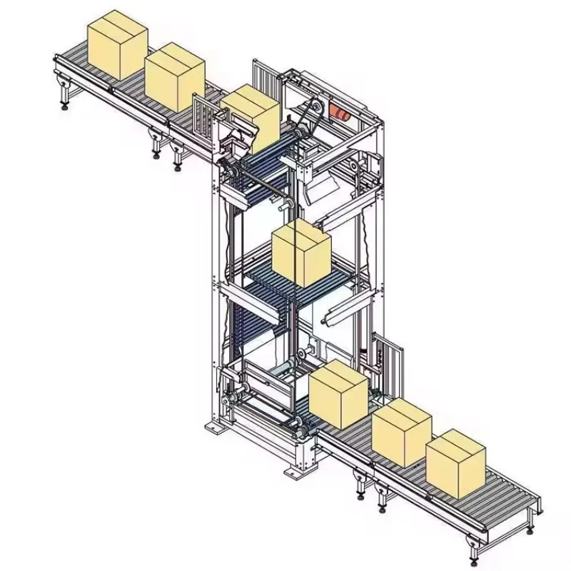 EXW Automatic Hydraulic Vertical Reciprocating Conveyor Pallet Transfer System For Heavy Duty Industrial Production Line