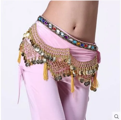 New style Belly dance costumes velvet lantern gold coins  display picture 1