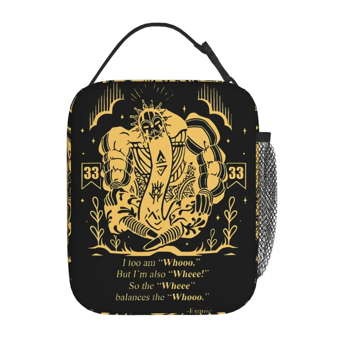 

Clair Obscur Expedition 33 Изолированные сумки для обеда Герметичная многоразовая термосумка Tote Ланч-бокс Пляжная уличная сумка Bento