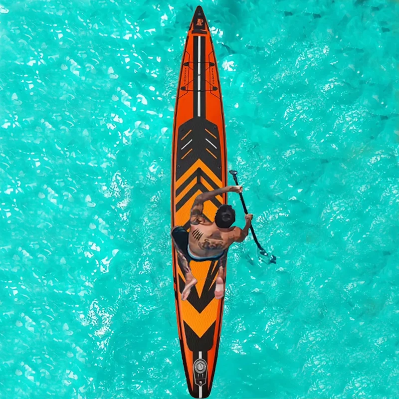 Roll Up Inflatable SUP Paddleboard Composite Lightweight Lake River Fishing Kayak