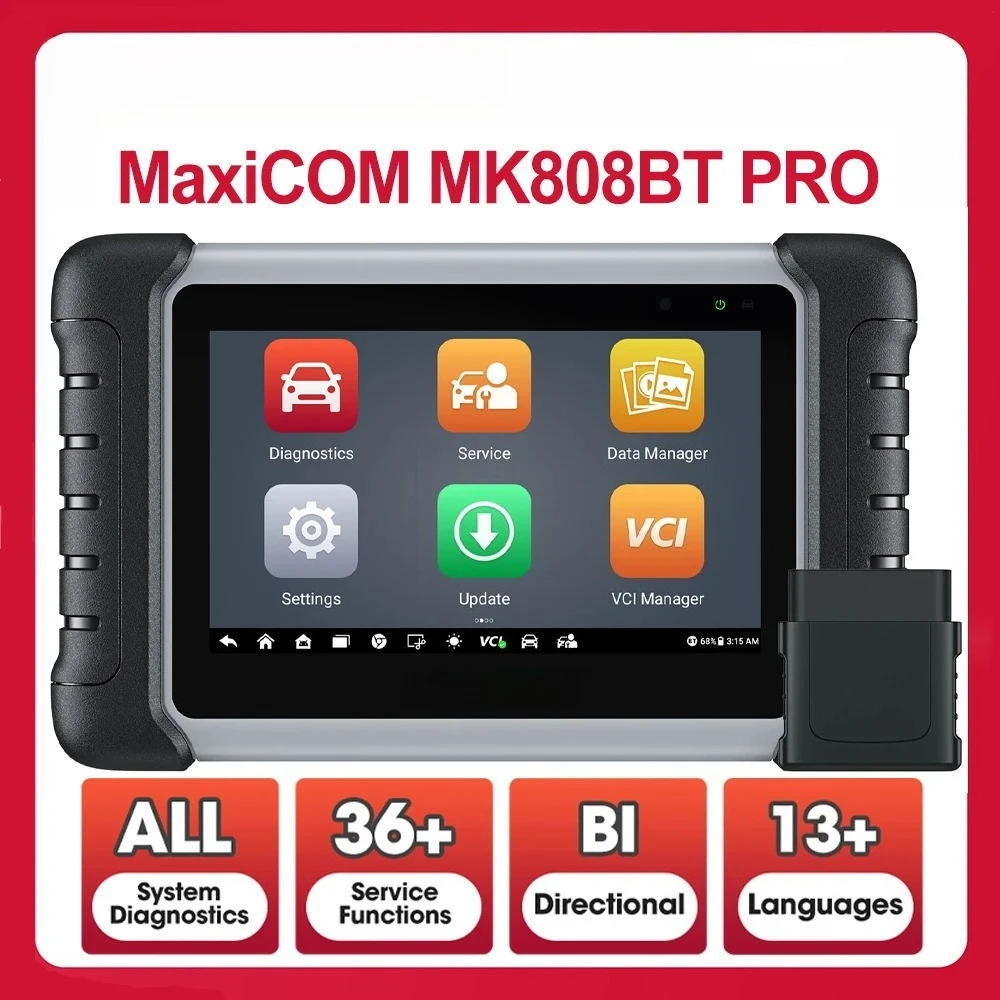 

Двунаправленный автомобильный диагностический инструмент для D1 LITE со сканером OBD 2, обновление MaxiCOM MK808BT PRO MaxiCheck