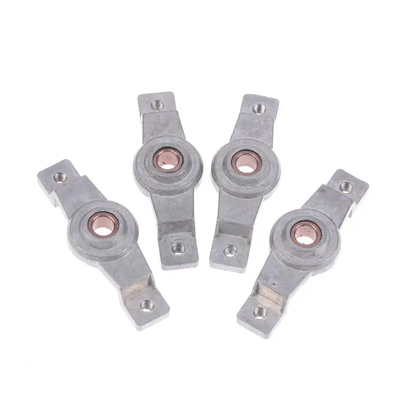 2/4 個シェードポールモーターブラケットカバー付きポール YJ61 モーターベアリングシャフトブロックホルダーサポート固定