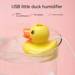 Mini Cute USB Humidifier Creative Little Yellow Duck Silent Humidification Desktop Cute Humidifier Diffuser