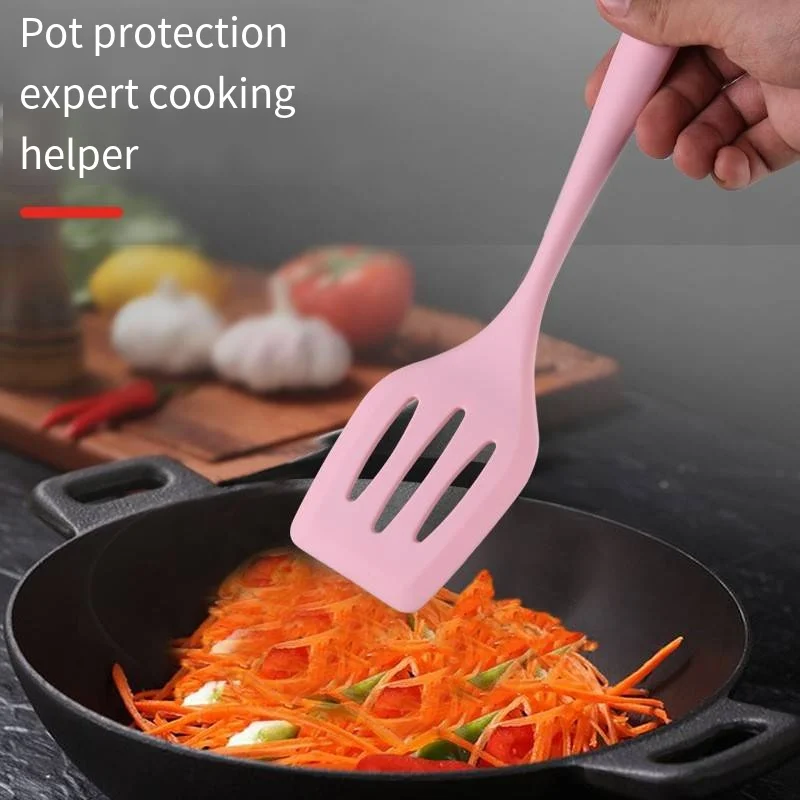 5Pcs Silicone Cooking Utensils Set Non-Stick Silicone Cake Spatula Cooking Shovel Whisk Oil Brush Flexible Kitchen Utensils Sets