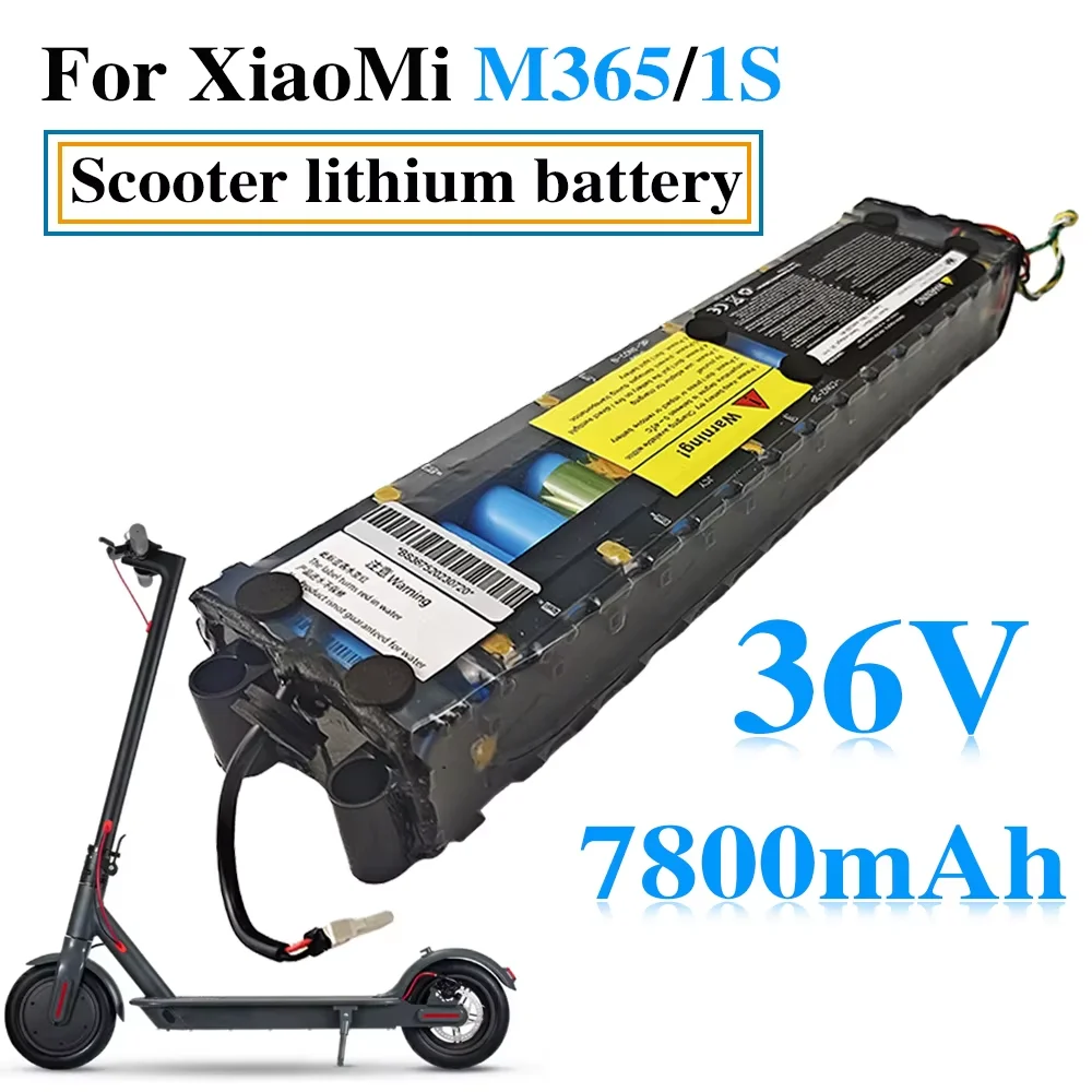 10S3P Lithium Li-ion Battery Pack 36V 7800mAh for Xiaomi M365 Electric Scooter with NE1003-H Cell Communication Interface