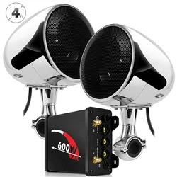 600W 2.1CH amplificatore moto sistema Audio Bluetooth altoparlanti Stereo, supporto Radio FM, AUX MP3, forte uscita bassi Subwoofer