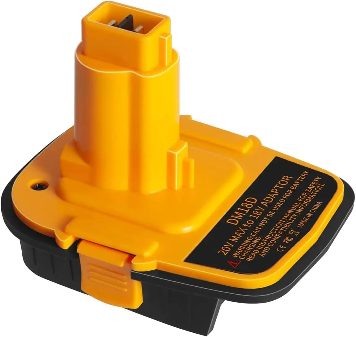 Adaptador de Bateria para Dewalt 20v Milwaukee 18v Lithium Battery Converter para Dewalt Nicad e Nimh Battery Power Tools com Usb