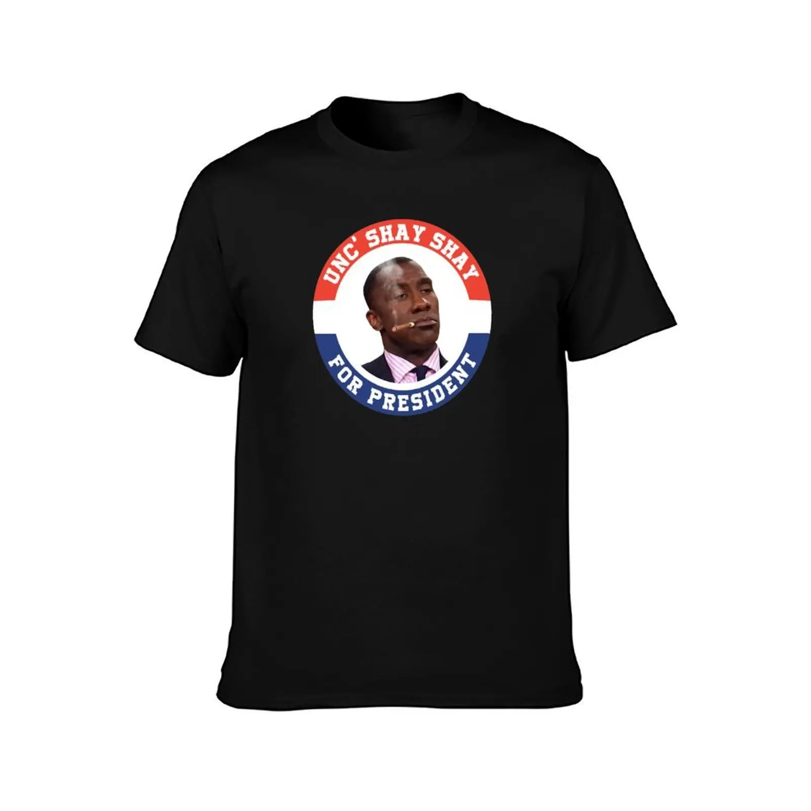 Shannon Sharpe Unc Shay Shay Undisputed President T-Shirt, Summer Casual Cotton Tee, Oversized Streetwear Tops, Unisex Men Women