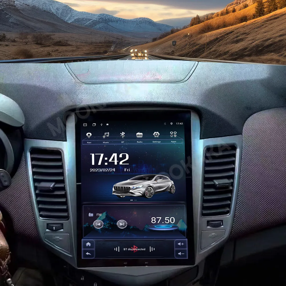 Touchscreen-Autoradio für Chevrolet Cruze 2009-2012 Android GPS Multimedia Auto-Radio Stereo-Empfänger Haupteinheit