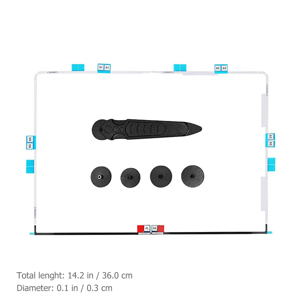 1Set LCD Panel Adhesive Tape Professional Repair Kit Opening Cutting Tool for LCD Screen Replacement Compatible A1419 Adhesive