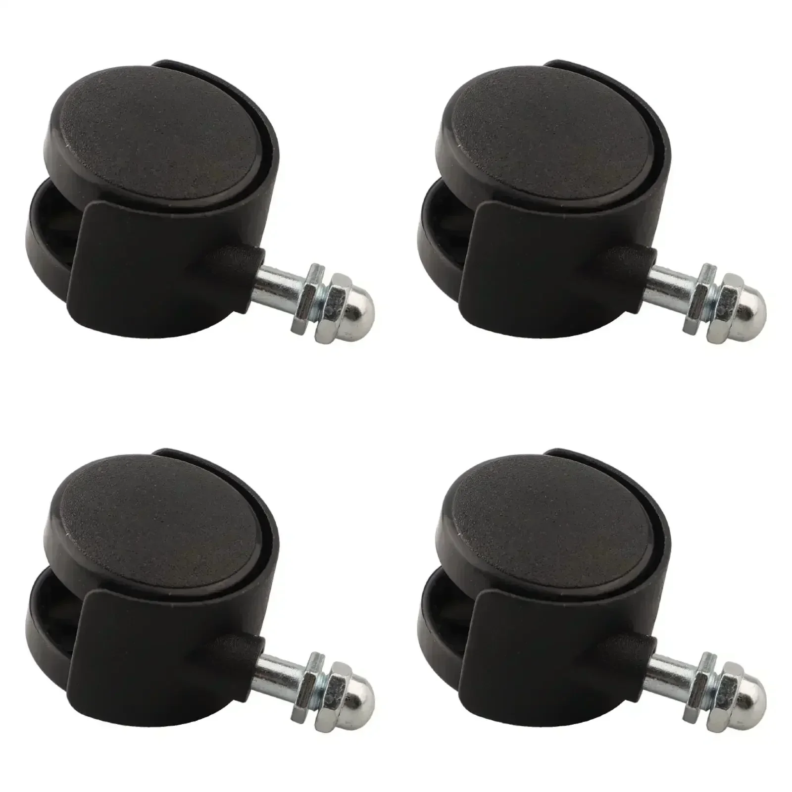 Black Electric Heater Wheels Easy Install Heater Wheels Electric Heater Parts Easy Maintenance Long-lasting Performance