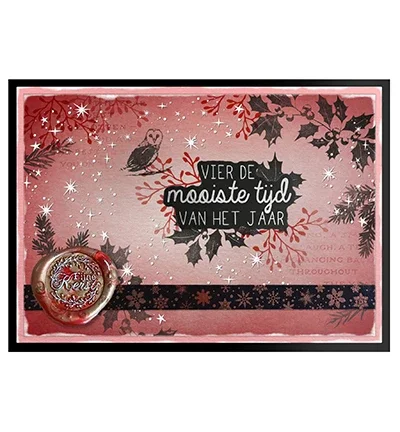 Christmas Night Scenery Stamps And Dies Scrapbook Diary Decoration Bird Tree Stencil Embossing Template DIY Greeting Card