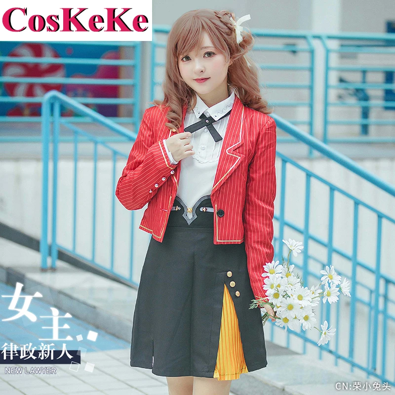 

【Customized】CosKeKe Leading Lady Cosplay Anime Game Tears Of Themis Costume New Lawyer Uniform Skirt Party Role Play Clothing