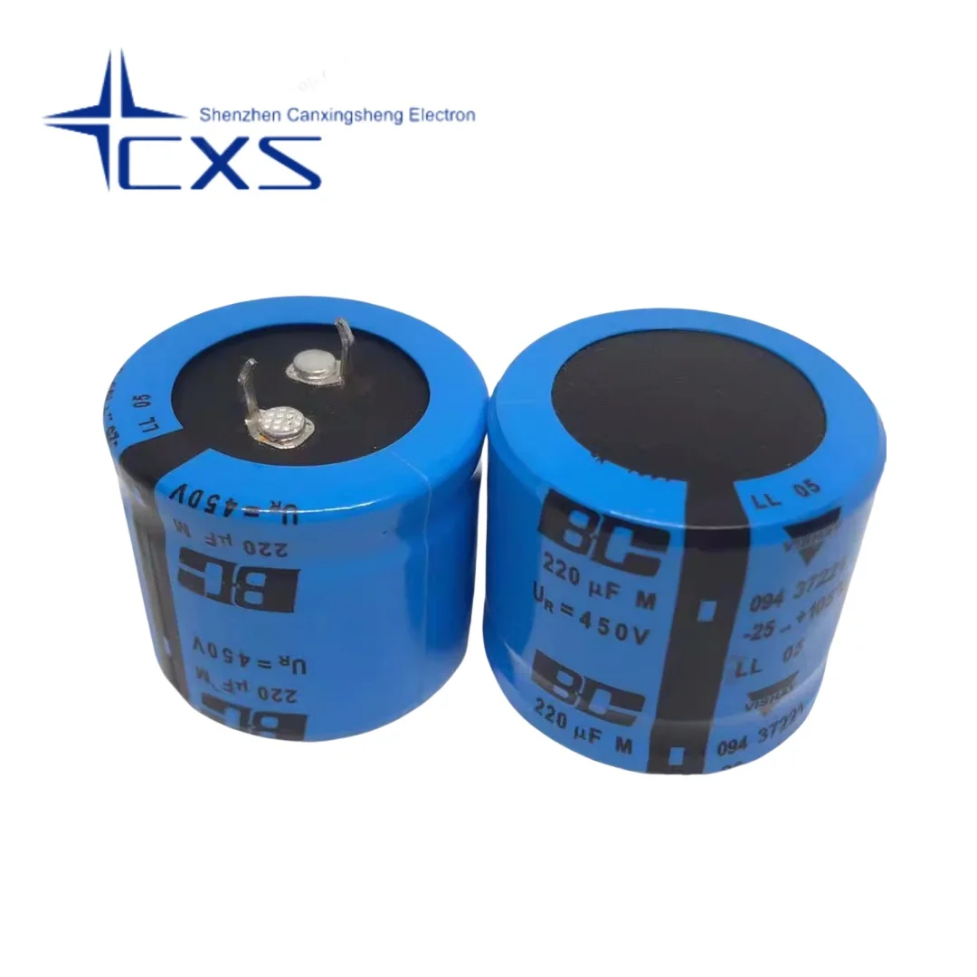 

2PCS 450V220UF vishay Horn Fever Filter Aluminum Electrolytic Capacitor Volume 35*30