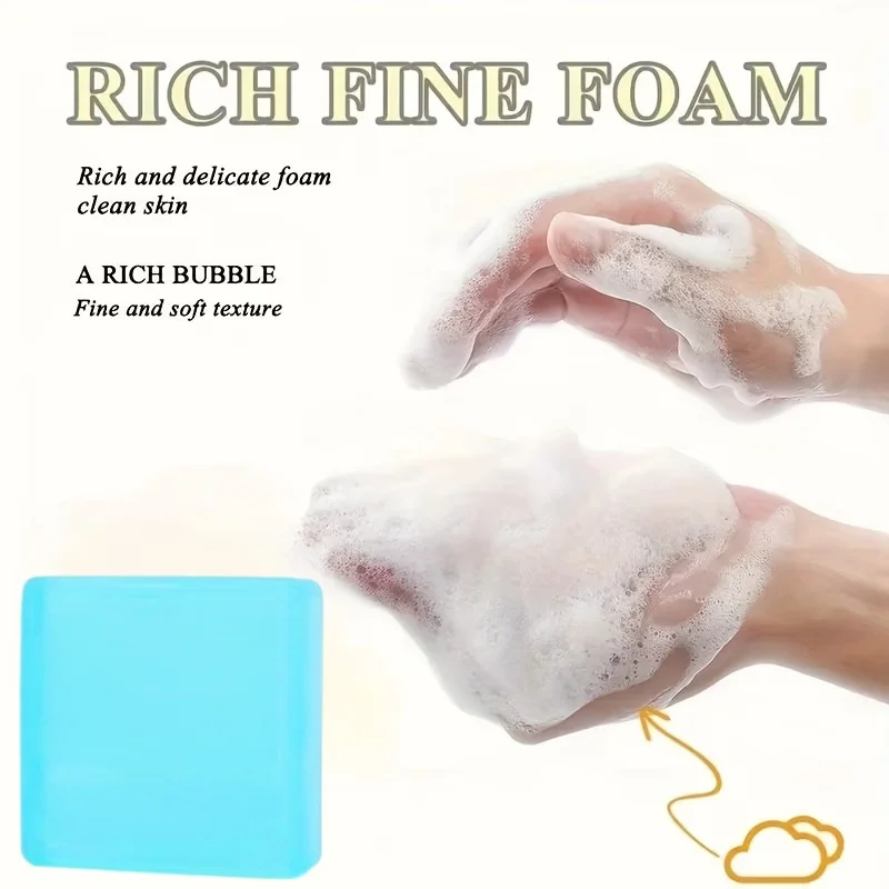 1/2Pc lassic Cologne Bath Soap Refreshing Oil Control Soothing Skin Household Men Care Soap Daily Skin Care Moisturizing Soap75G view 3
