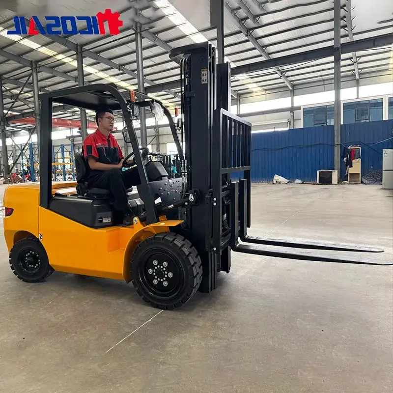 Carretilla elevadora diésel de 3 toneladas, 1,5 toneladas, carretilla elevadora todo terreno, palet hidráulico, motor diésel, carretilla elevadora a la venta