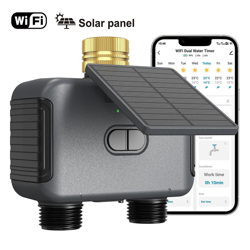 Smart Garden Zone - Güneş Enerjili WiFi Sulama Zamanlayıcısı 2