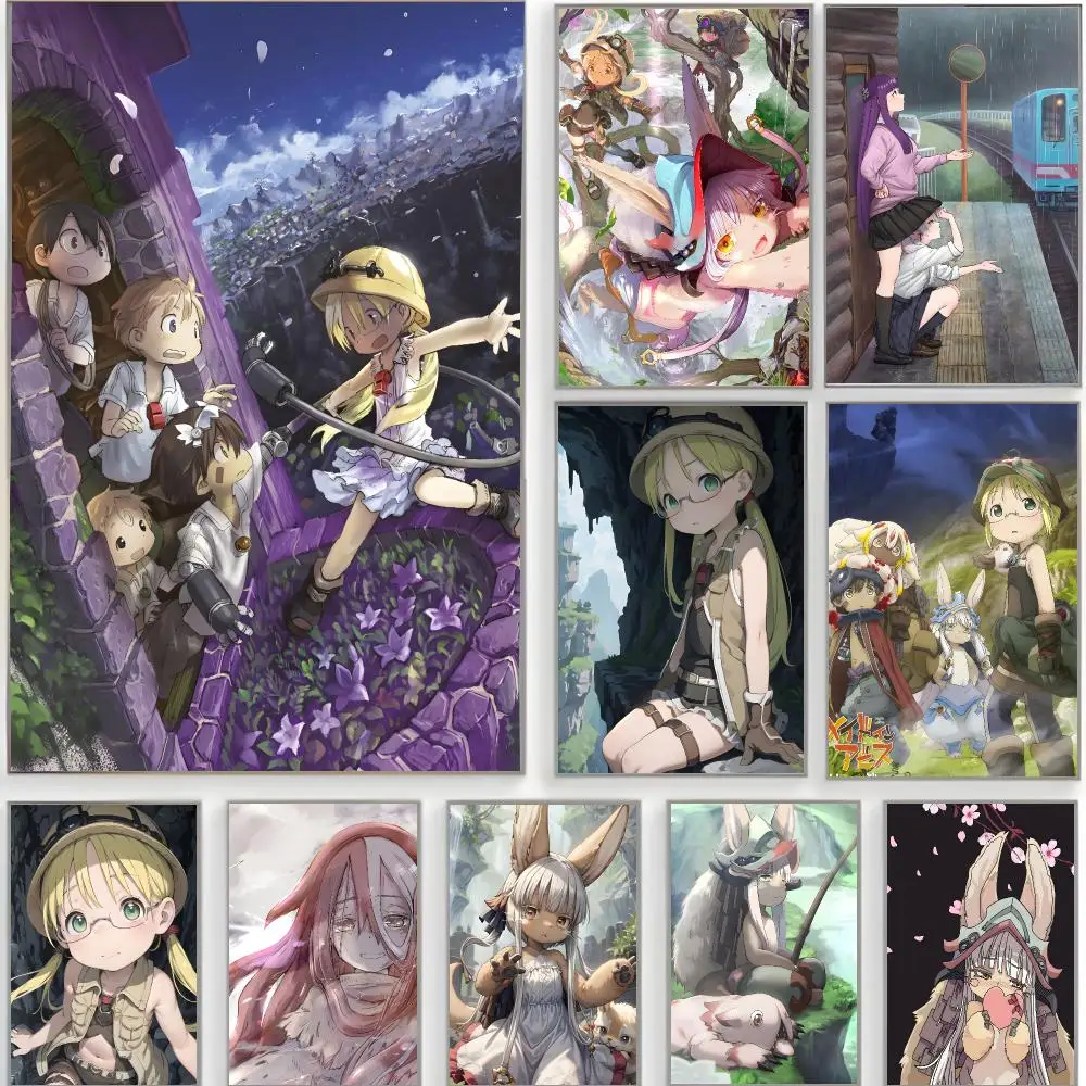 dark fantasy m-Made in Abyss Poster Classic Wall Art  Home Decor  Peel and Stick Unframed