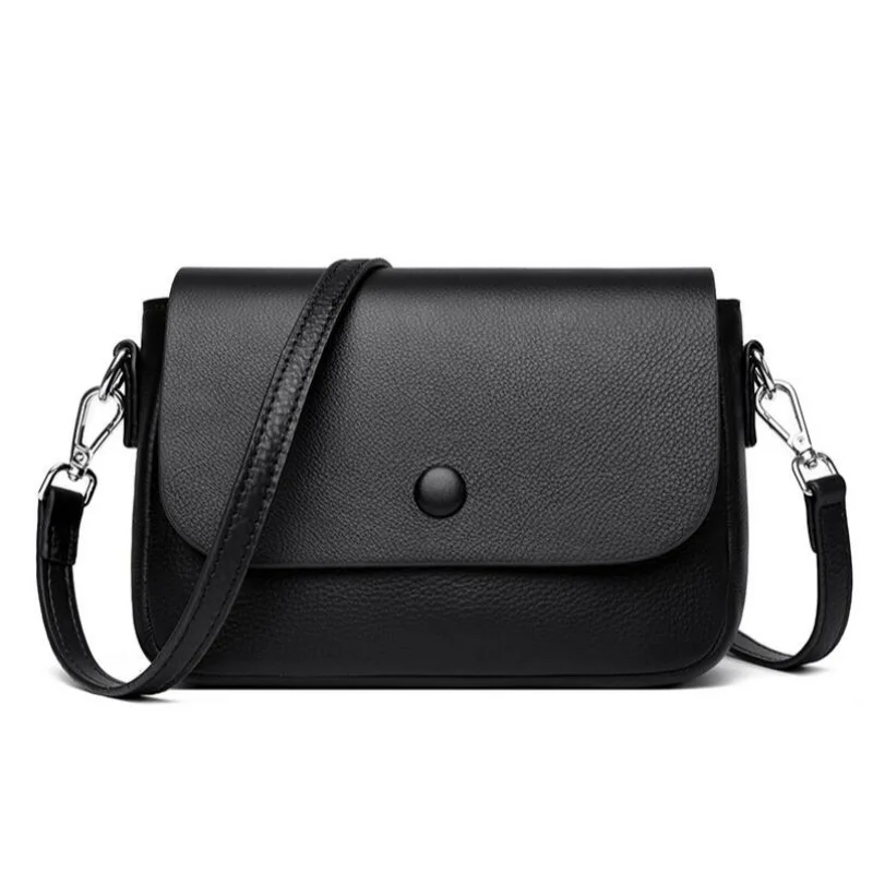 

Designer Solid Color Genuine Leather Women Shoulder Crossbody Bags Fashion Women's Totes Luxury Female Handbags