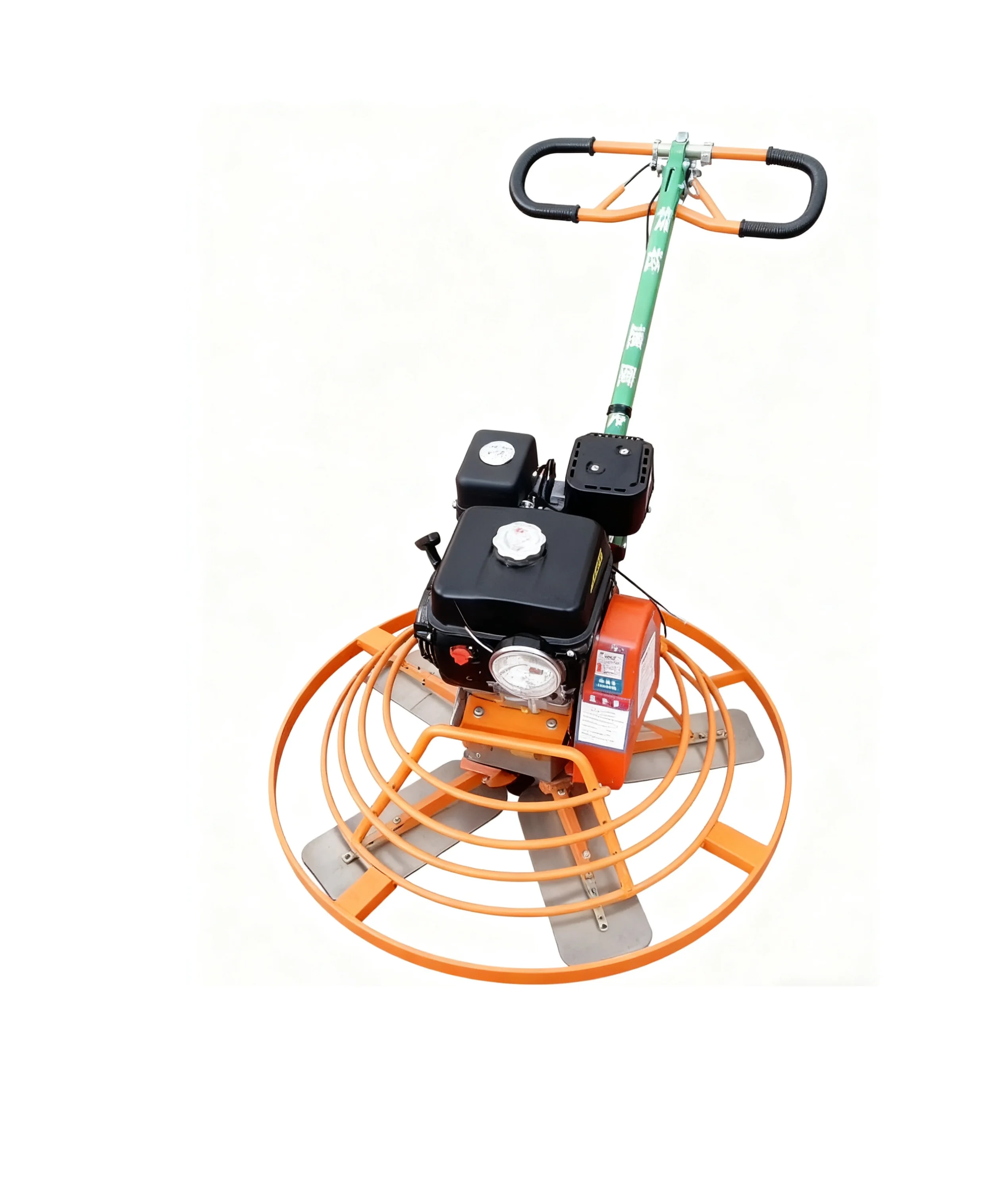 Walk-Behind Power Trowel With LED Light Night Work Concrete Floor Finishing Polishing Machine