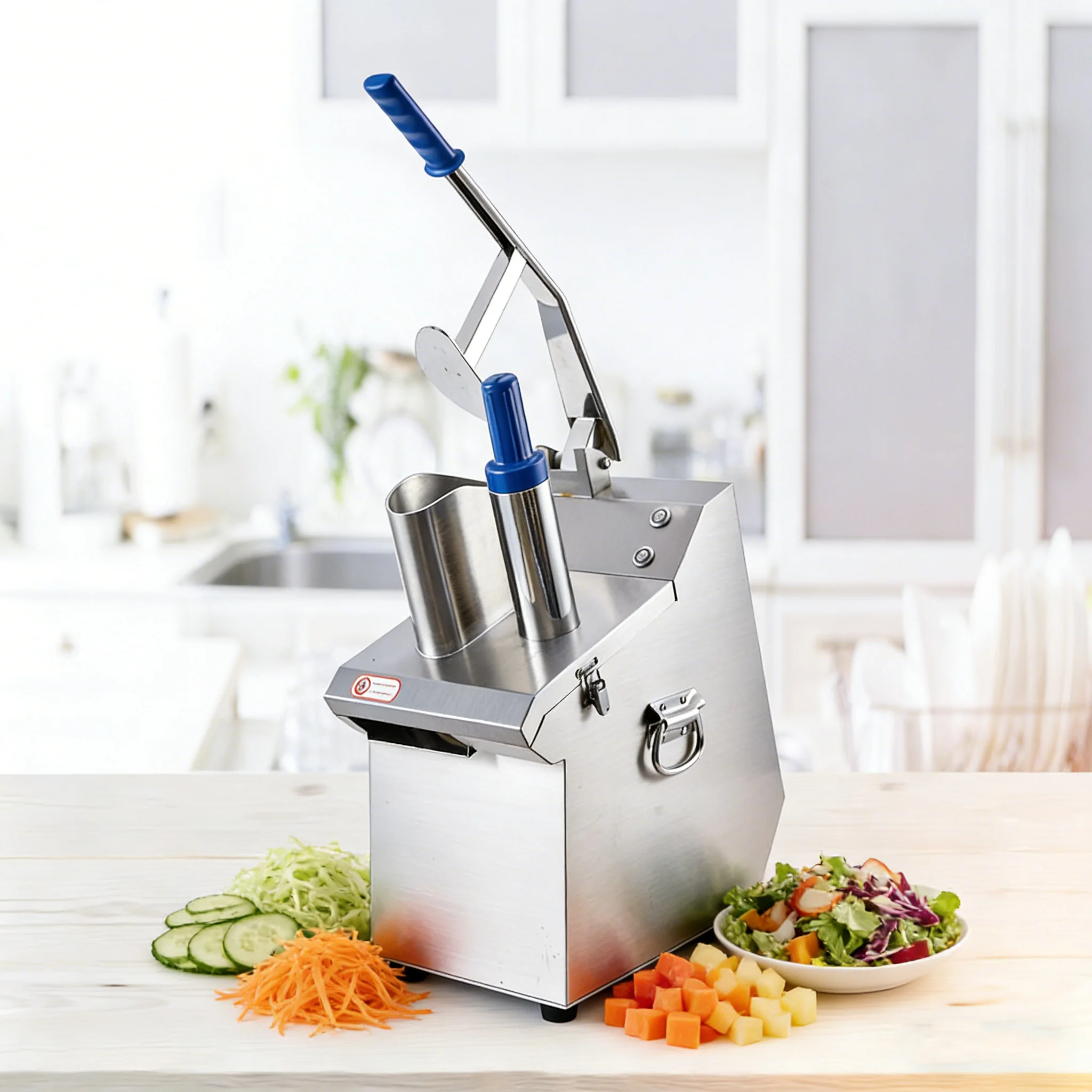 Kitchenware Factory Multi-Function 8 Stainless Steel Blades Electric Vegetable Cutter Vegetable Shredder
