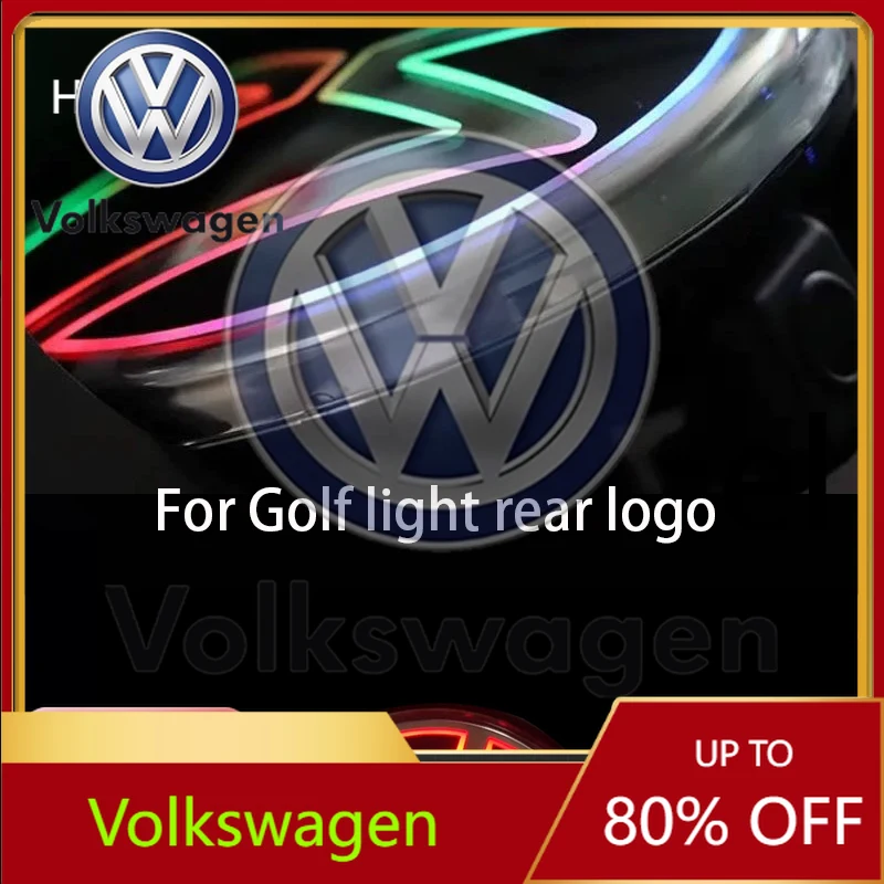 Styling Mouldings For VOLKSWAGEN VW Does Not Affect The Camera Light Up Rear Emblem For Volkswagen Golf 6 / Golf 7 / Golf 7.5
