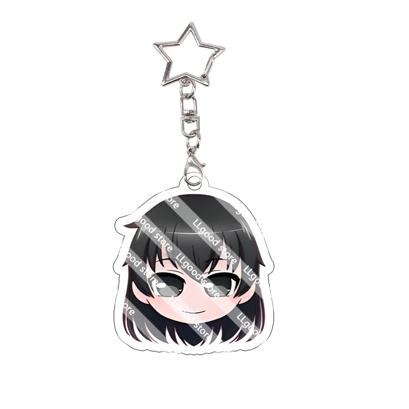 Yandere Simulator Pixel Art Acrylic Keychain Ayano Aishi Yansim Osana Najimi Oka Ruto Chibi Character Keyring Game Decor Gift