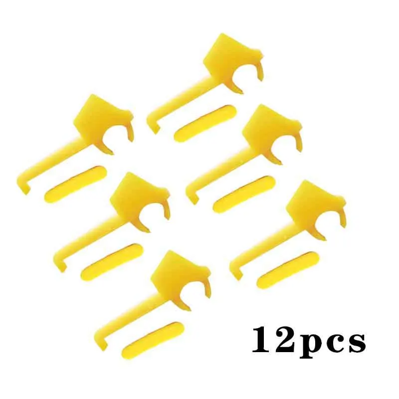 12Pcs Car Plastic Tire Changer Protectors Raking Machine Bird Head Gasket Slider Tire Remover Accessories