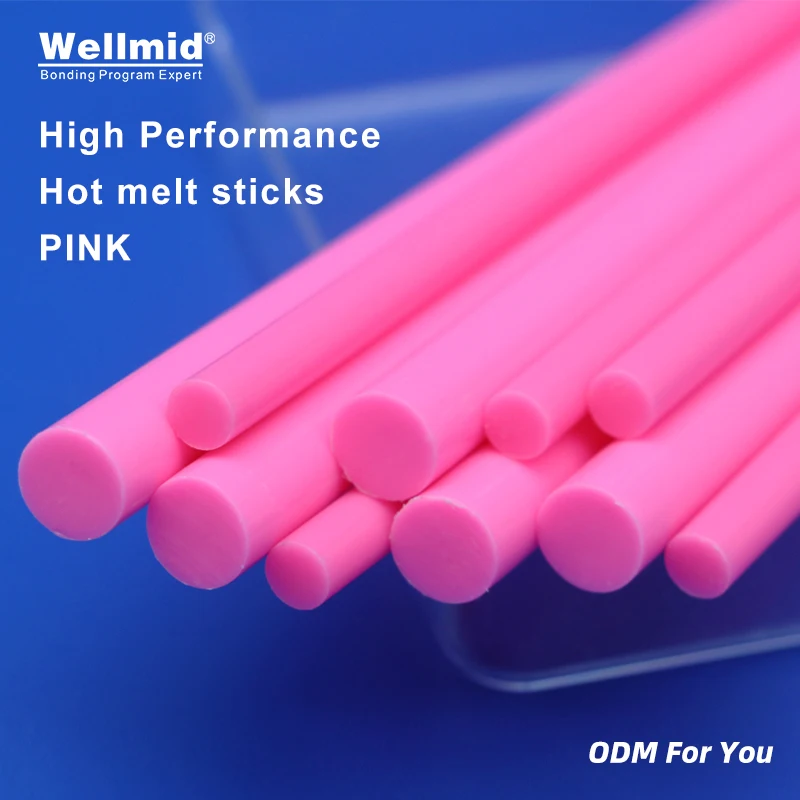 PINK Hot Melt Glue Sticks EVA bonding,colored drawing or stereoscopic drawings Graffiti DIY Artwork Decoration ARALDITE Euremelt