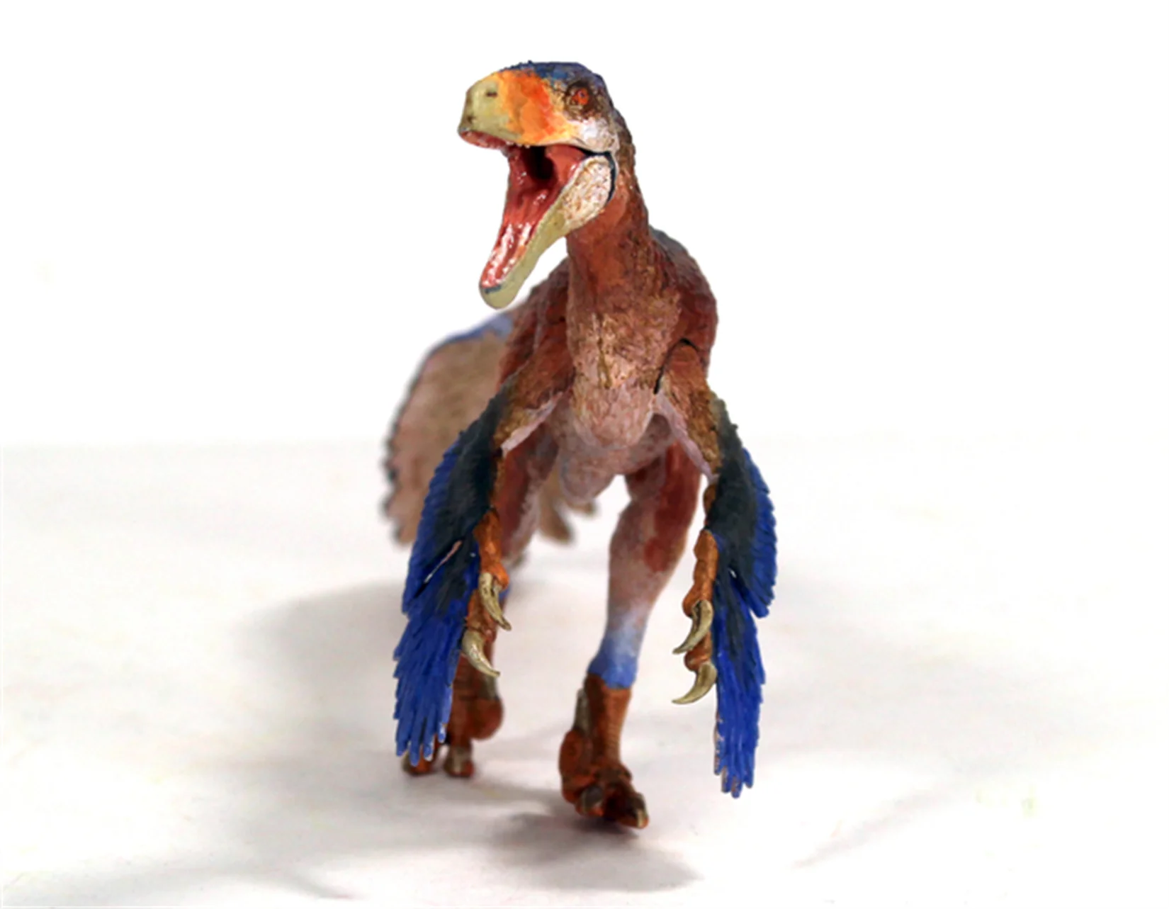 สัตว์ร้ายแห่งยุคมีโอโซอิก โมเดลไดโนเสาร์เดอไนนิคัส แอนติร็อปัส ขนาด 1:18 ของสะสม ฟิกเกอร์แอคชั่น ของเล่นตกแต่งฉาก