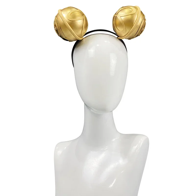 Genshin Impact Yaoyao تأثيري جرس أغطية الرأس الذهبي الكبير جرس الكرة دبوس الشعر عقال إكسسوارات الشعر التقاط صور الدعائم الملحقات