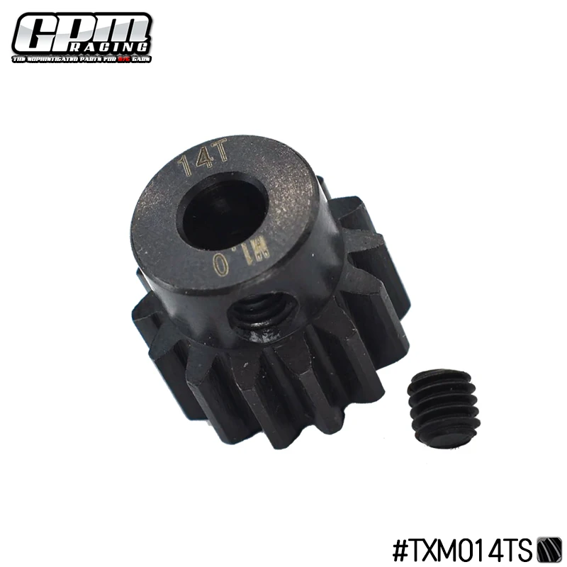 GPM Medium Carbon Steel Motor Gear (12T-18T) For TRAXXAS X-Maxx 6S 8S XO-01 XRT