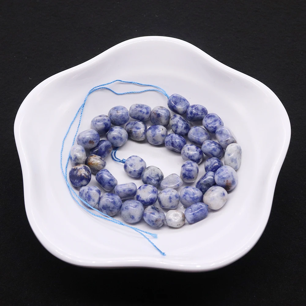 Natural Stone Beads Dark Blue Agate Beads Jewelry Making DIY Bracelet Necklace Accessories Jewelry For Boyfriend Girlfriend