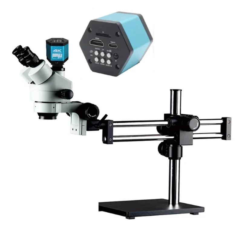 A24U 4K 60FPS Industrial Microscope Camera Digital Video Camera With Conversion Adapter For Enhanced Imaging EU Plug