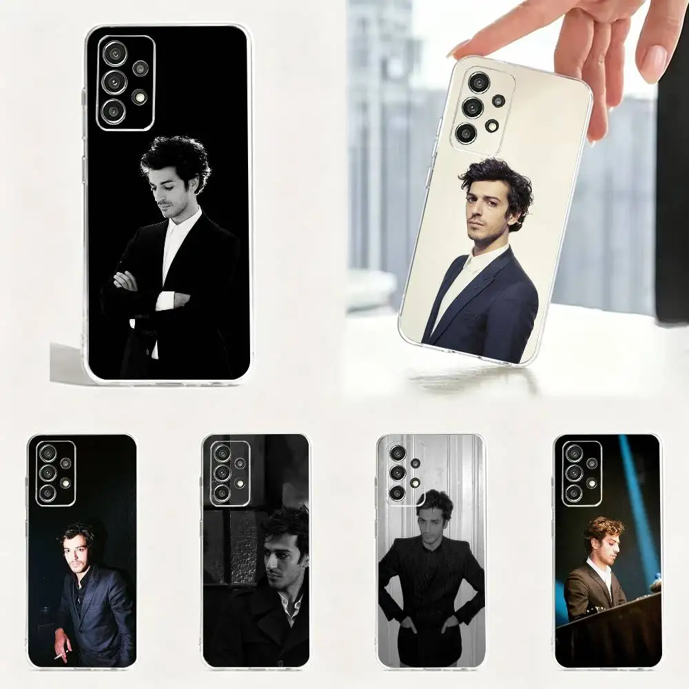 All-black suit-Gesaffelstein-Dark Man  Phone Case For Transparent Soft case Samsung S25,S24,S21,S22,S23,S30,Ultra,S20,Plus