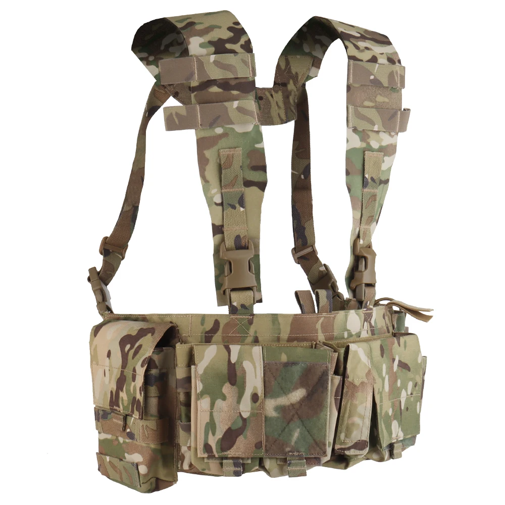 Outdoor Tactical Hunting Quick Detachable Combination Chest Hanging With Various Accessory Parts MOLLE System UW Chest Rigs